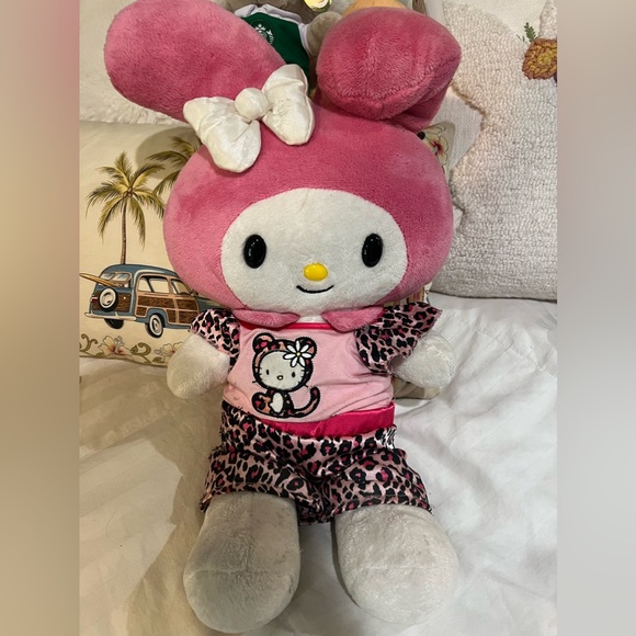 Sanrio My Melody Build A Bear with Hello Kitty Pajamas